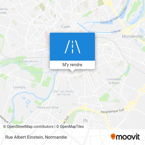 Rue Albert Einstein plan