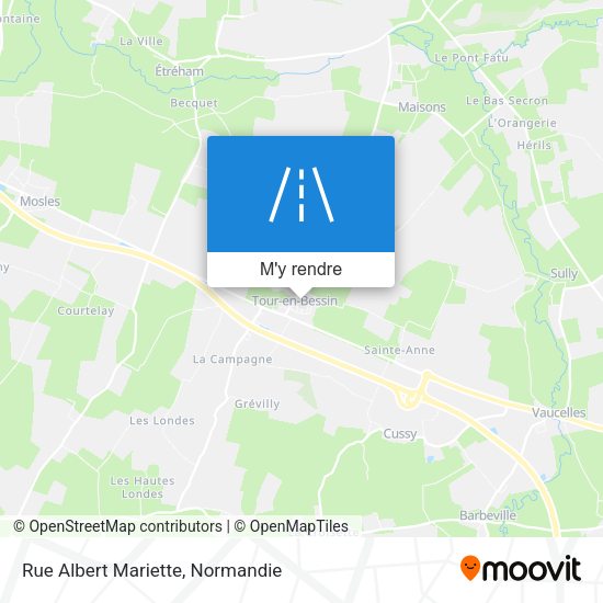 Rue Albert Mariette plan