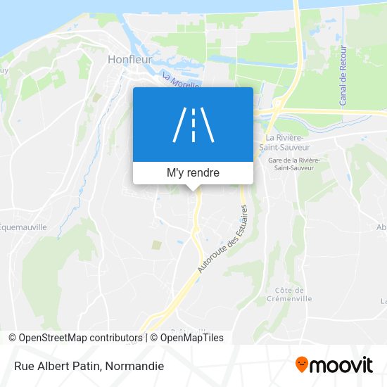 Rue Albert Patin plan
