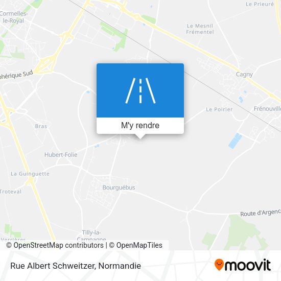 Rue Albert Schweitzer plan