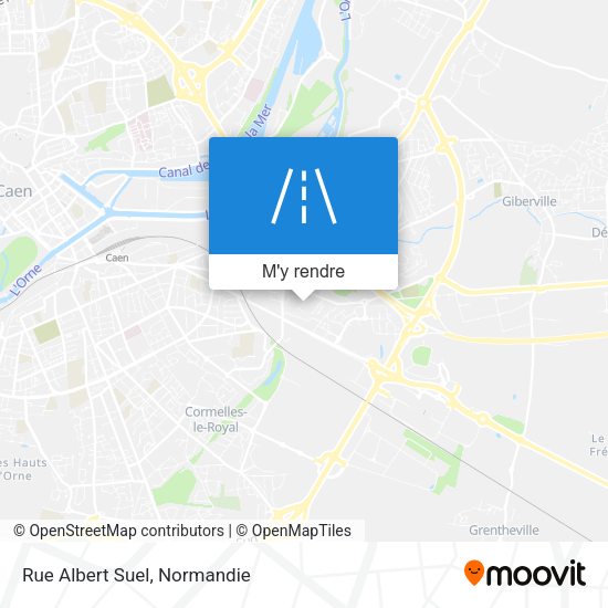 Rue Albert Suel plan