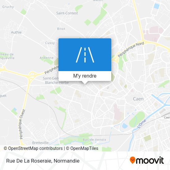 Rue De La Roseraie plan