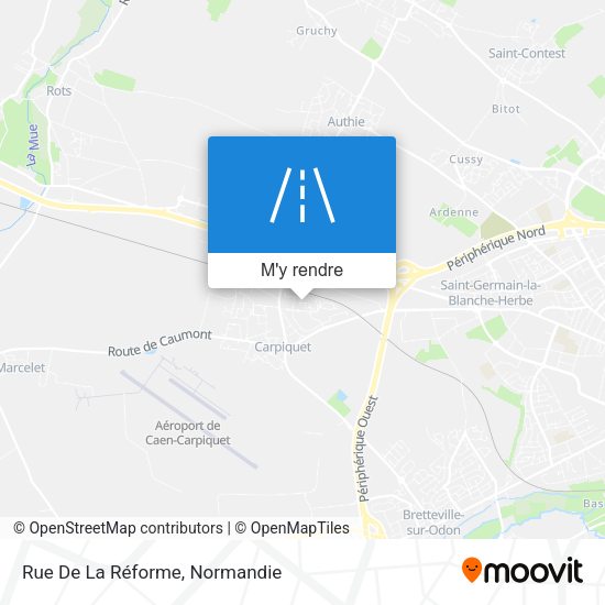 Rue De La Réforme plan