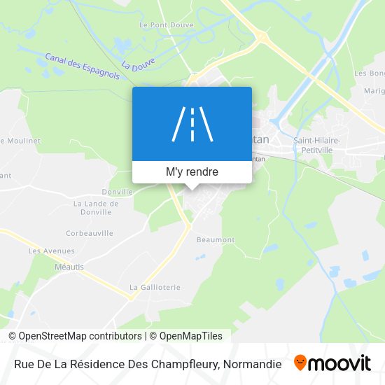 Rue De La Résidence Des Champfleury plan
