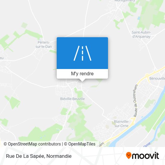 Rue De La Sapée plan