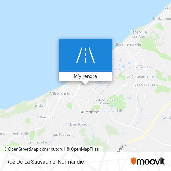 Rue De La Sauvagine plan