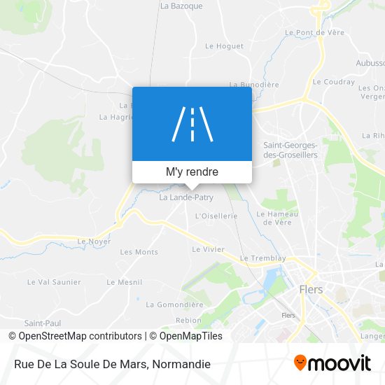 Rue De La Soule De Mars plan