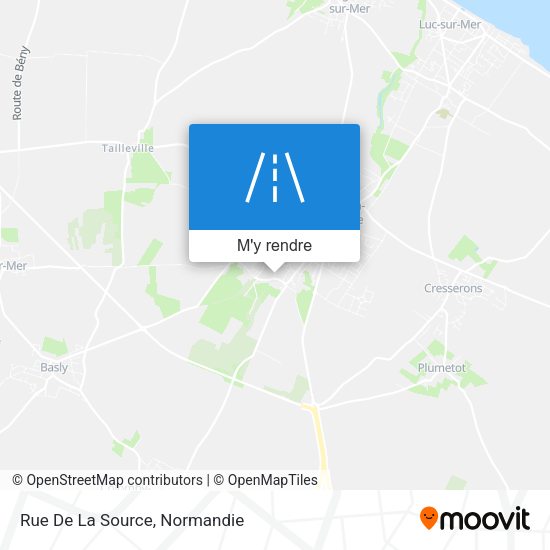 Rue De La Source plan