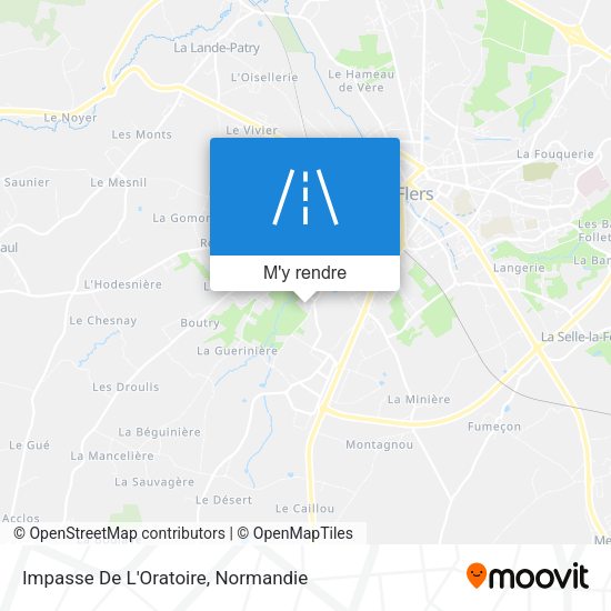 Impasse De L'Oratoire plan