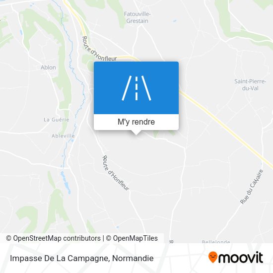 Impasse De La Campagne plan