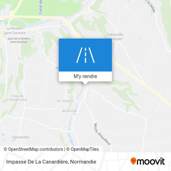 Impasse De La Canardière plan