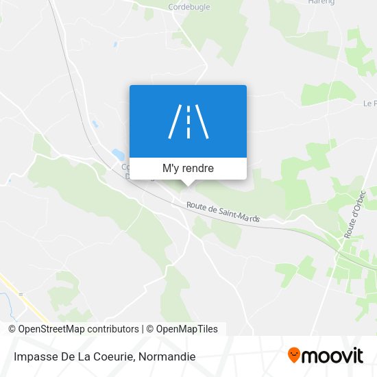 Impasse De La Coeurie plan