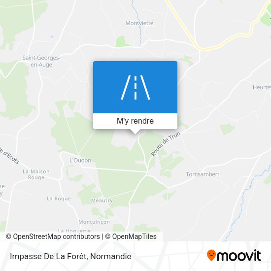 Impasse De La Forêt plan