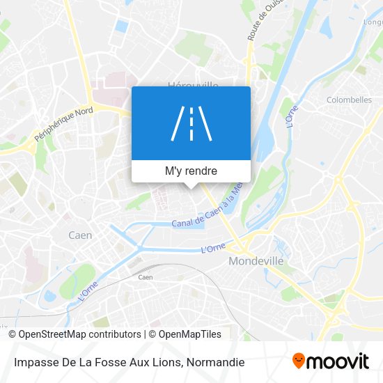 Impasse De La Fosse Aux Lions plan