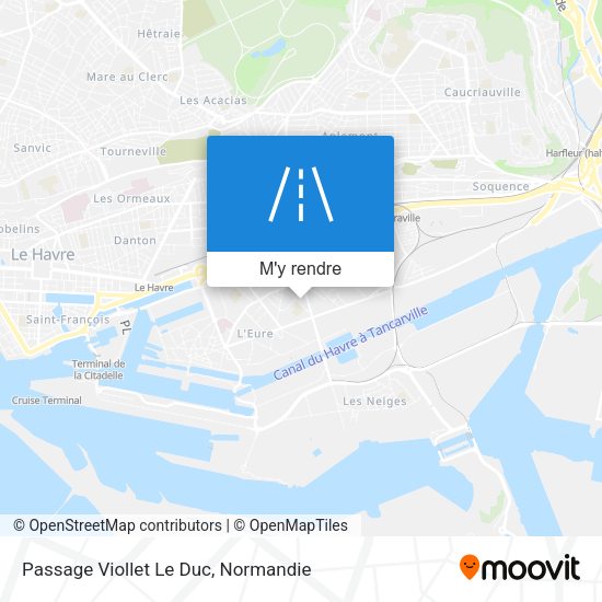 Passage Viollet Le Duc plan