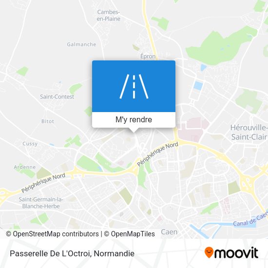 Passerelle De L'Octroi plan