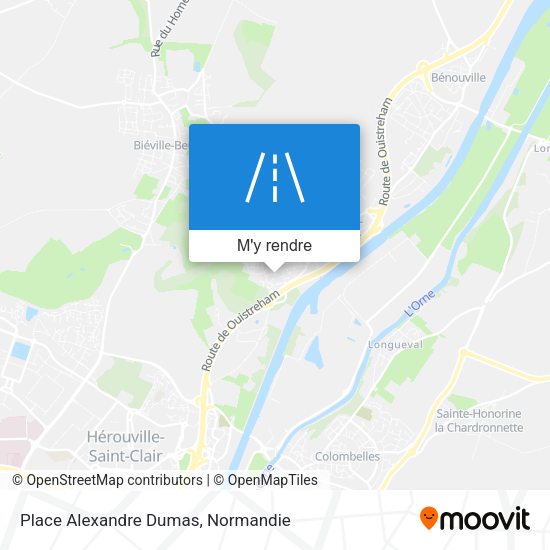 Place Alexandre Dumas plan