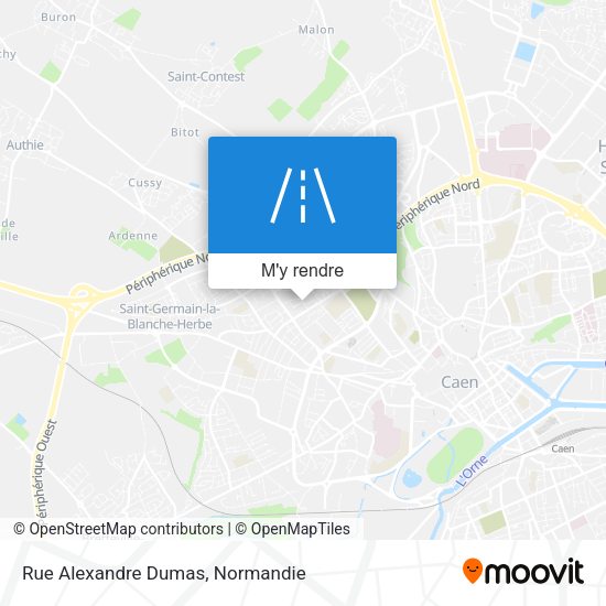 Rue Alexandre Dumas plan
