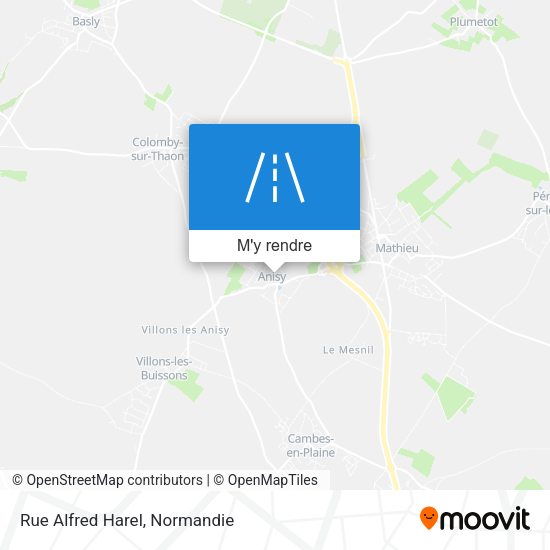 Rue Alfred Harel plan