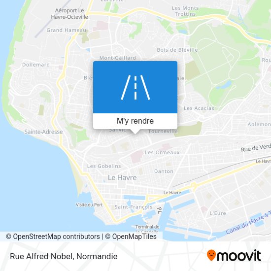 Rue Alfred Nobel plan
