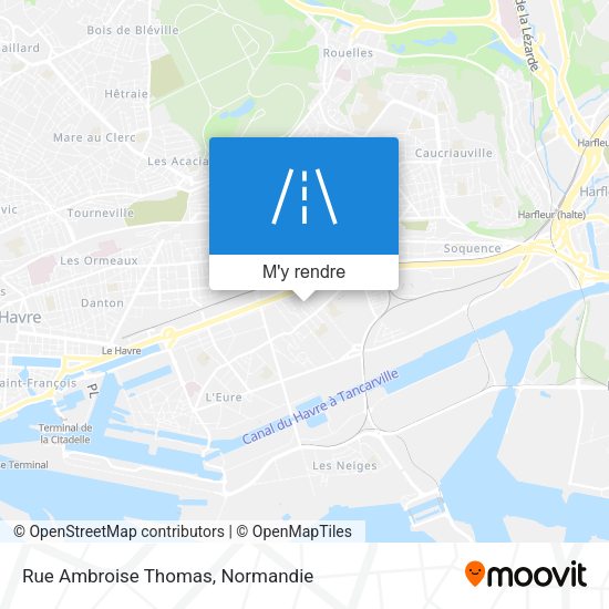 Rue Ambroise Thomas plan