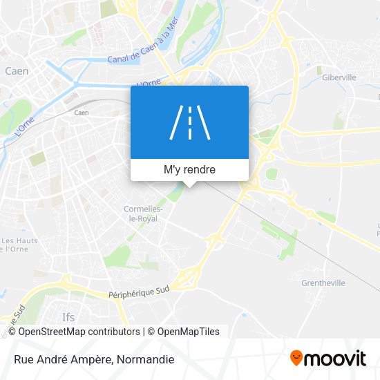 Rue André Ampère plan