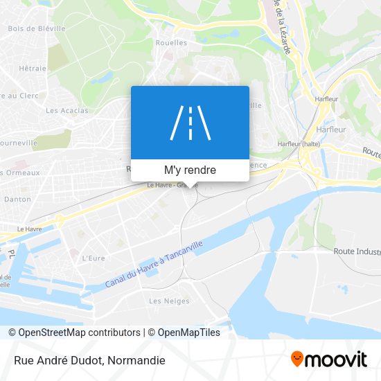 Rue André Dudot plan