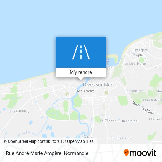 Rue André-Marie Ampère plan