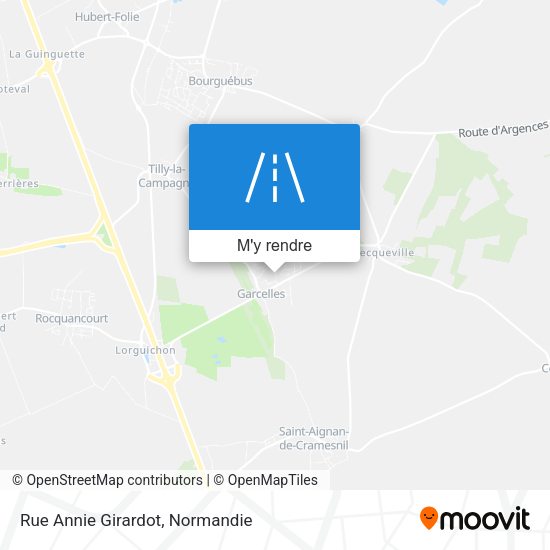 Rue Annie Girardot plan
