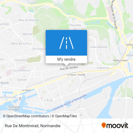 Rue De Montmirail plan