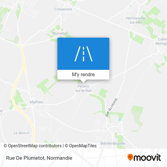 Rue De Plumetot plan