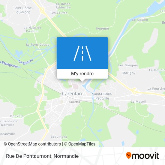 Rue De Pontaumont plan