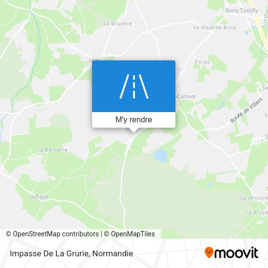 Impasse De La Grurie plan