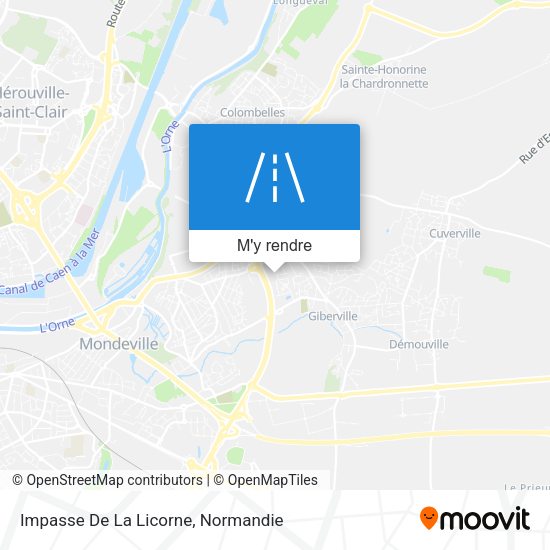 Impasse De La Licorne plan