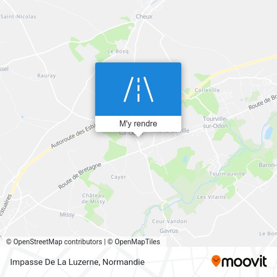 Impasse De La Luzerne plan