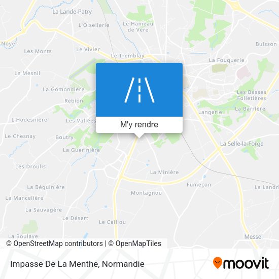 Impasse De La Menthe plan