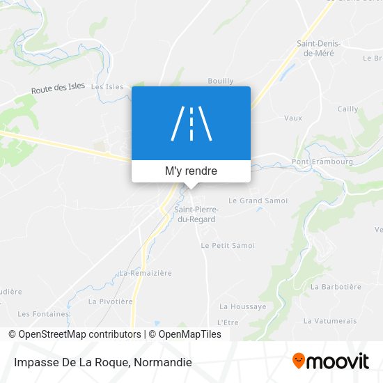 Impasse De La Roque plan