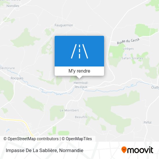 Impasse De La Sablière plan