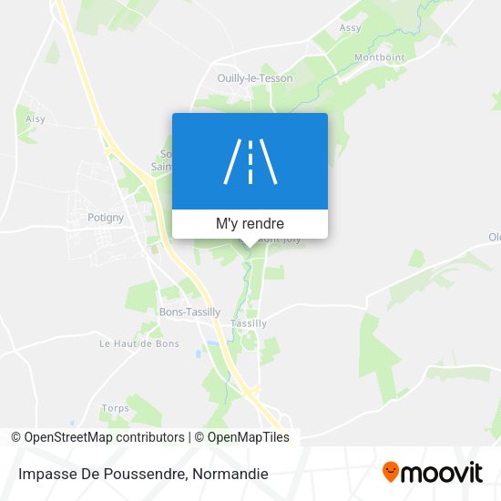 Impasse De Poussendre plan