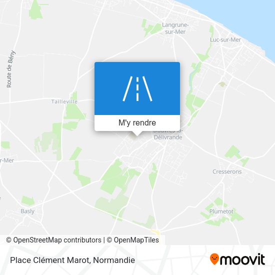 Place Clément Marot plan
