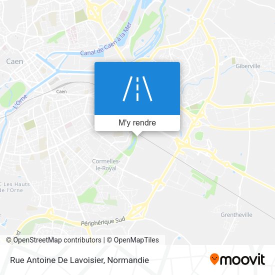 Rue Antoine De Lavoisier plan