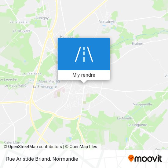 Rue Aristide Briand plan