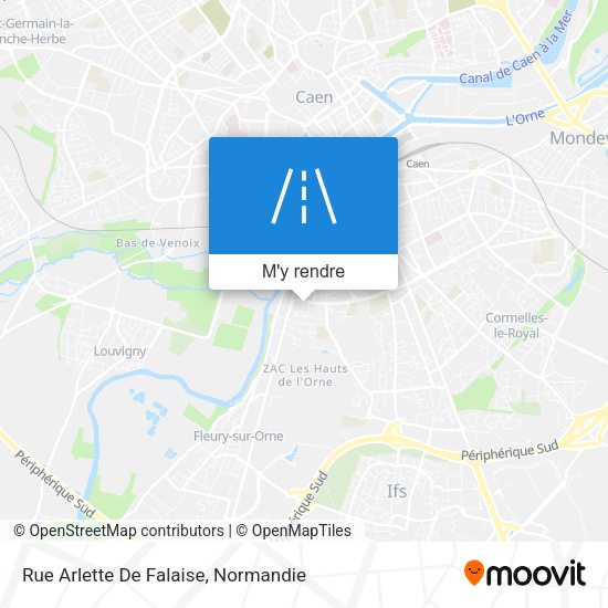 Rue Arlette De Falaise plan