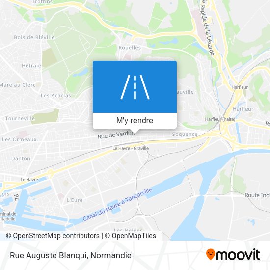 Rue Auguste Blanqui plan