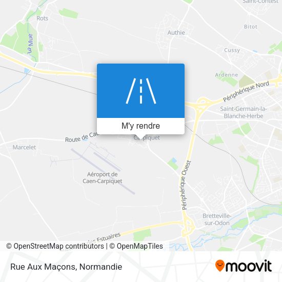Rue Aux Maçons plan