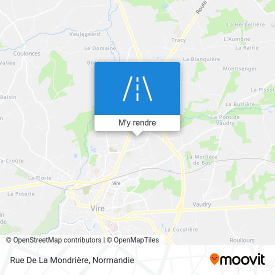 Rue De La Mondrière plan