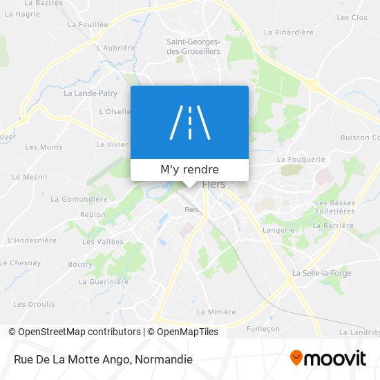 Rue De La Motte Ango plan