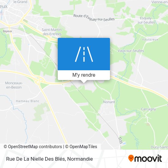 Rue De La Nielle Des Blés plan
