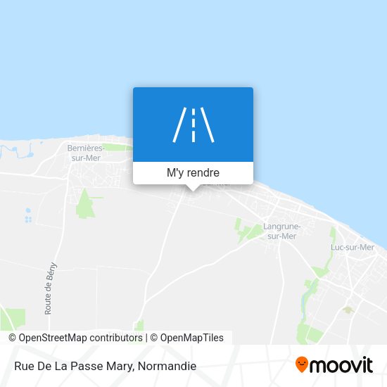 Rue De La Passe Mary plan