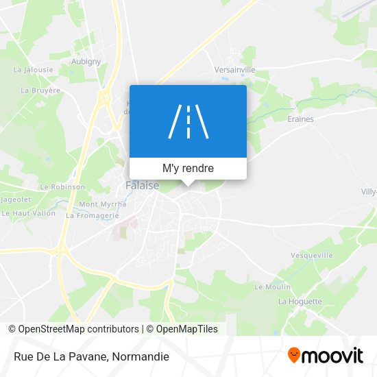 Rue De La Pavane plan